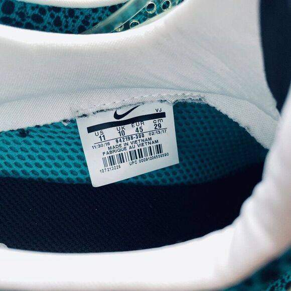 NIKE 2017 SOCK DART 942198 300 TURBO GREEN SAFARI 11 US Mens AIR MAX FORCE 180 1 - Picture 6 of 9